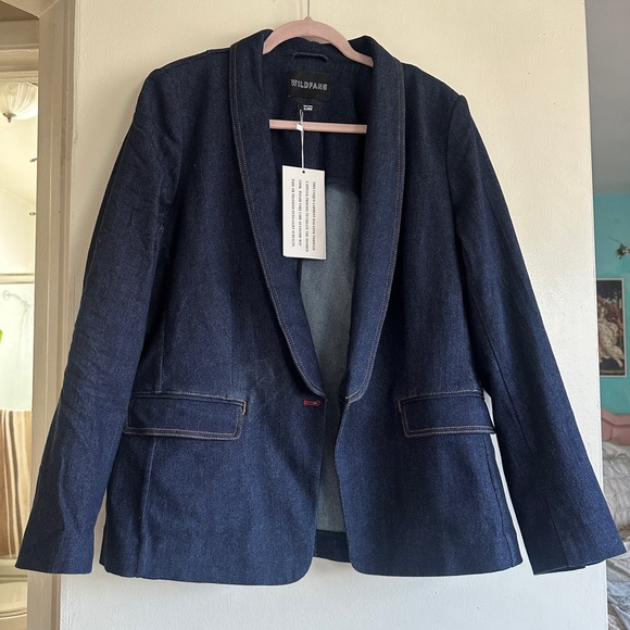 Wildfang The Essential Denim Blazer - Picture 2 of 6